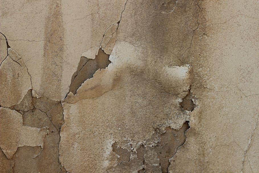 Wall, Plaster, Background, Old, Broken, Hauswand, Structure, - Plaster Broken Wall - HD Wallpaper 