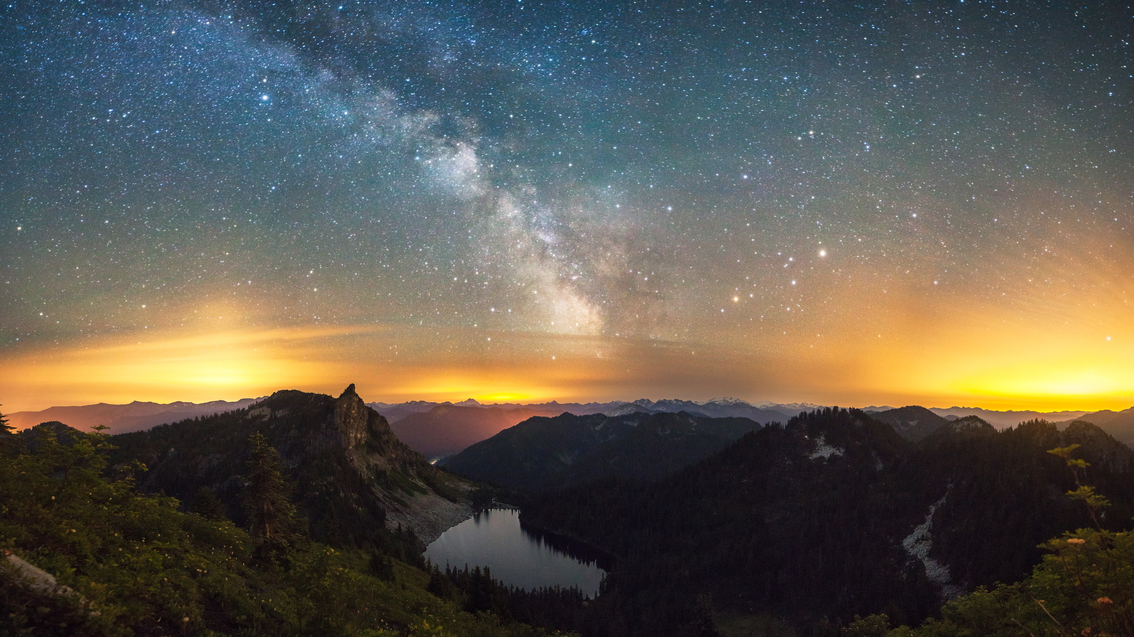 Milky Way Landscape - Milky Way - HD Wallpaper 