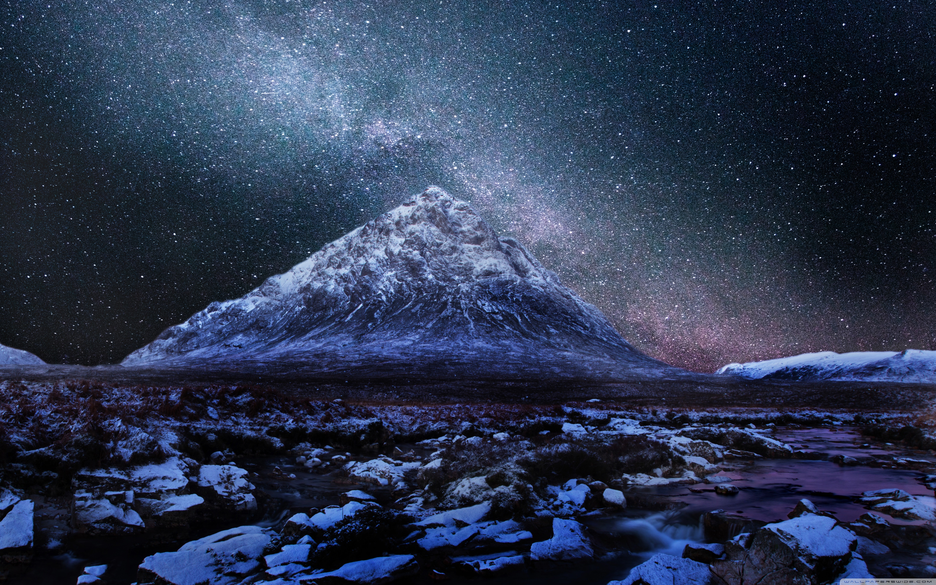 Milky Way Over Scotland - HD Wallpaper 