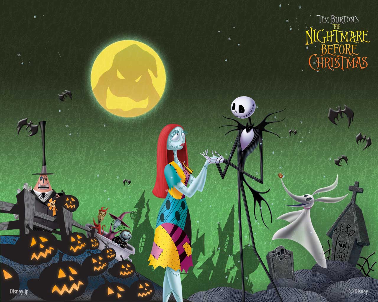 Nightmare Before Christmas Wallpaper Desktop - HD Wallpaper 