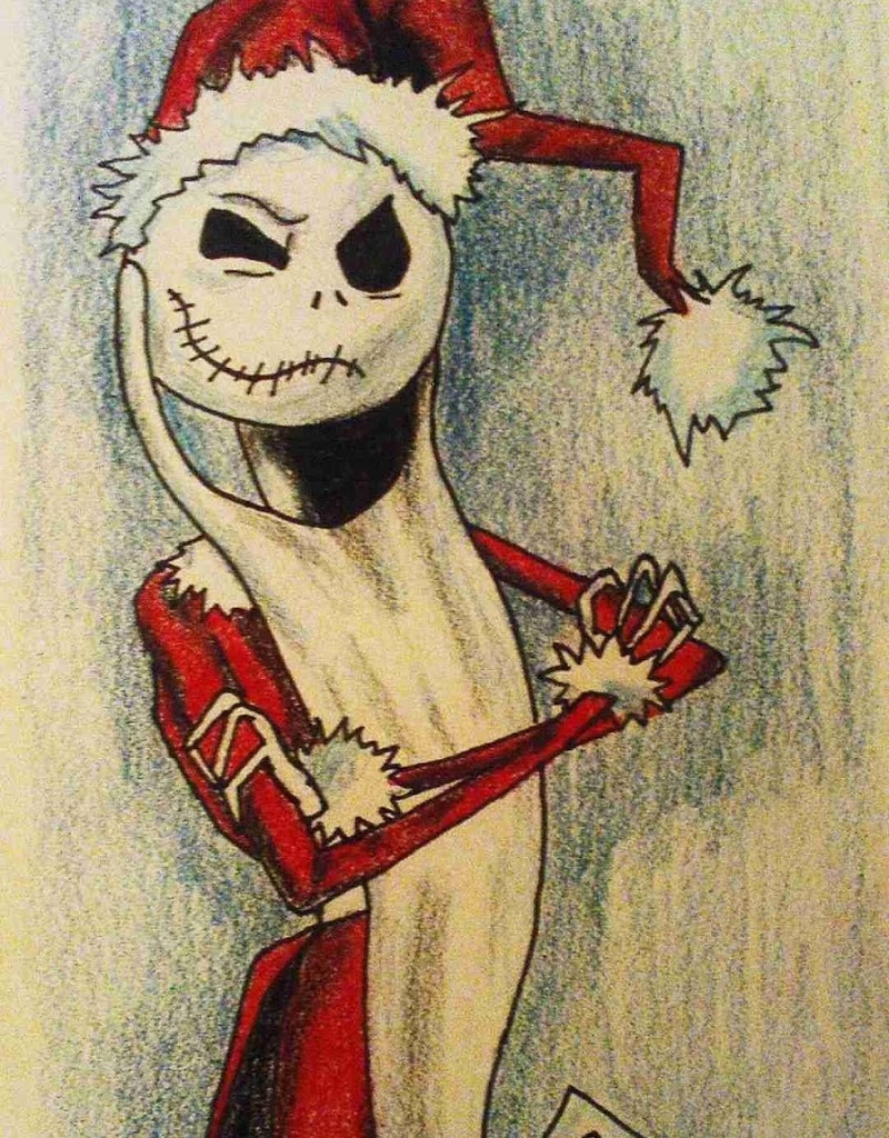 Nightmare Before Christmas Jack Skellington Santa Galaxy - Nightmare Before Christmas Jack Skellington As Santa - HD Wallpaper 