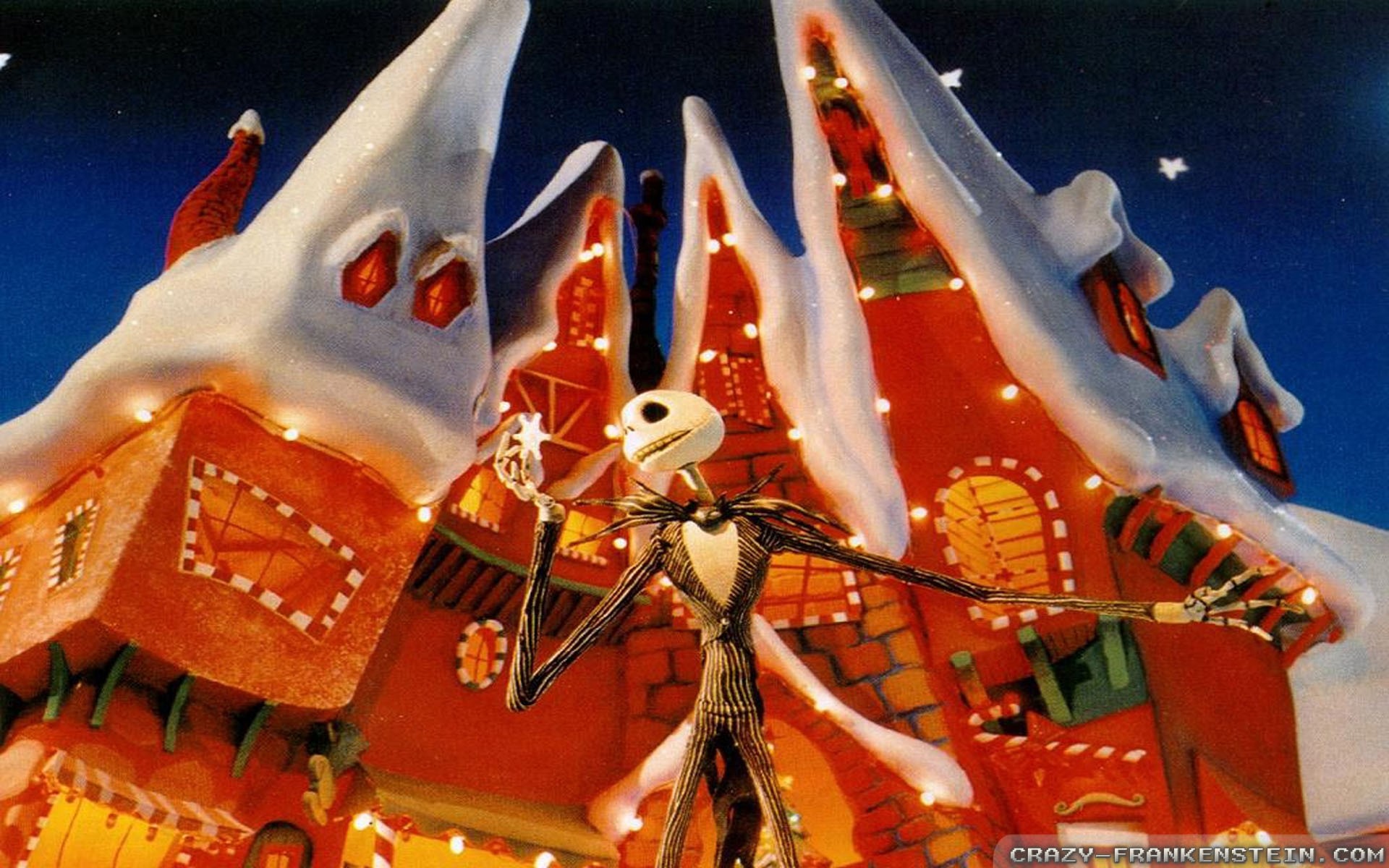 Nightmare Before Christmas Christmas Background - HD Wallpaper 