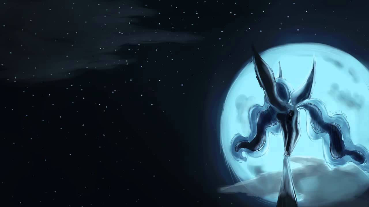 Princess Luna Dark Art - HD Wallpaper 