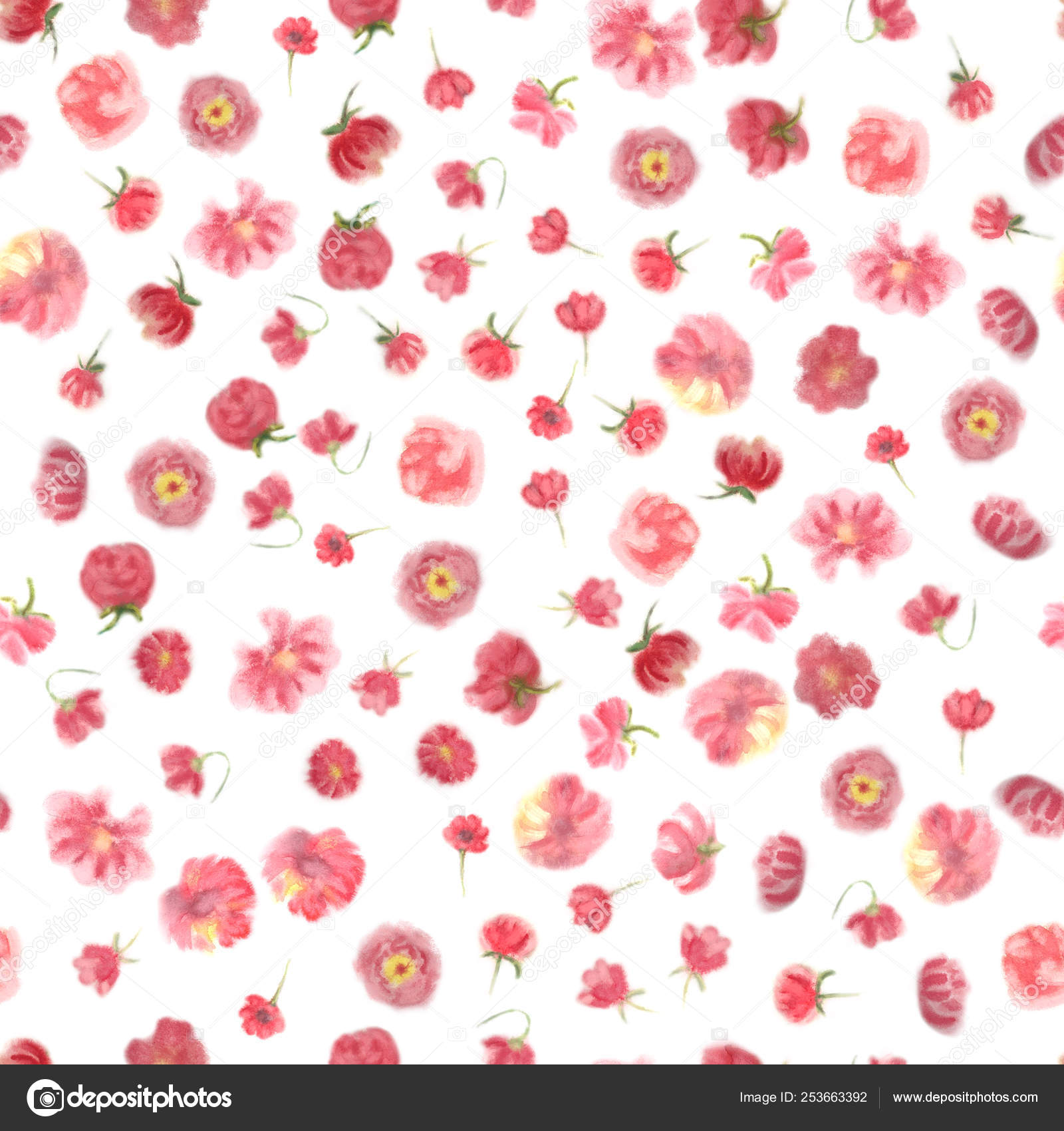 Watercolour Flower - HD Wallpaper 
