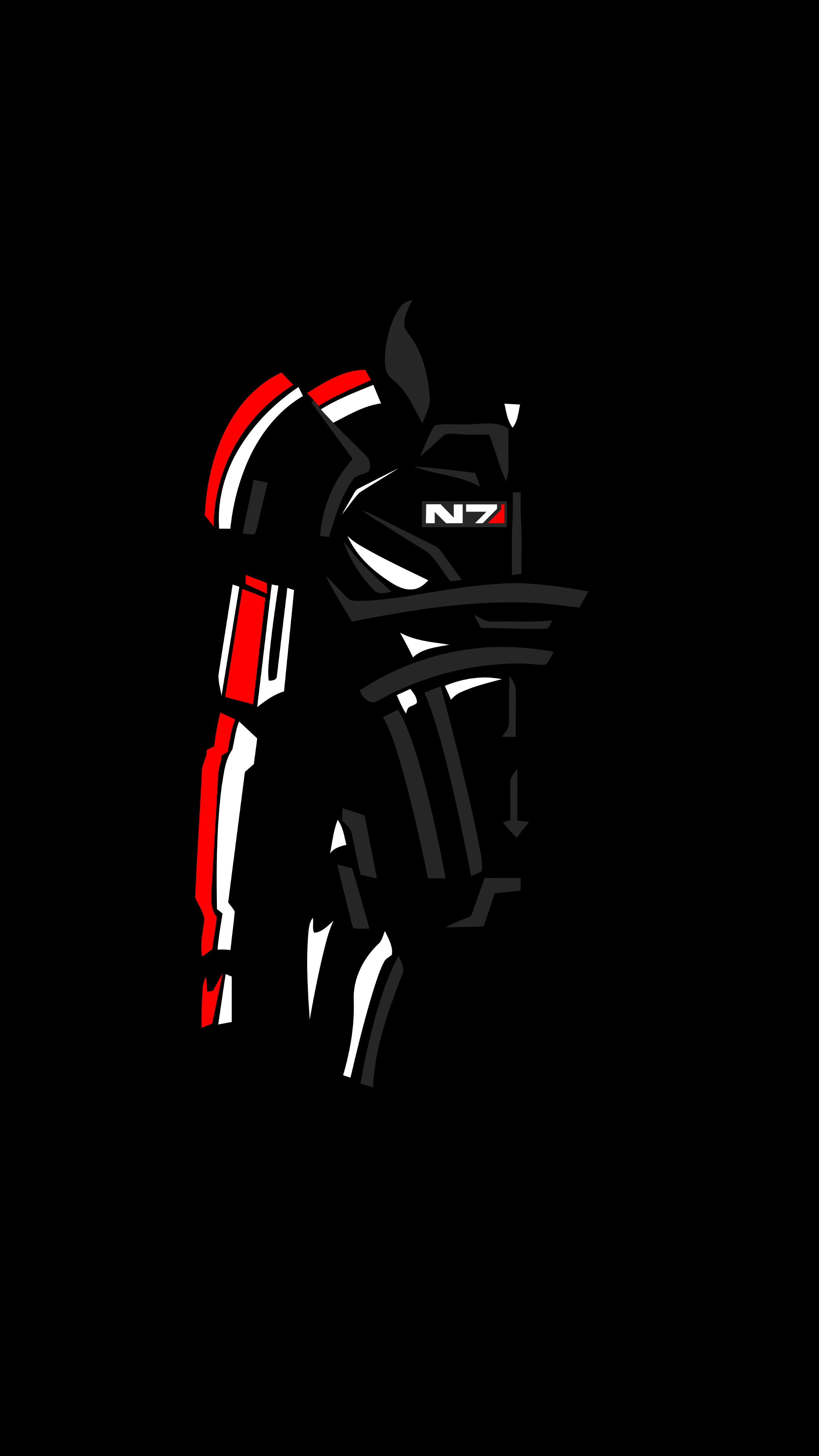 Amoled Wallpaper Mass Effect - HD Wallpaper 