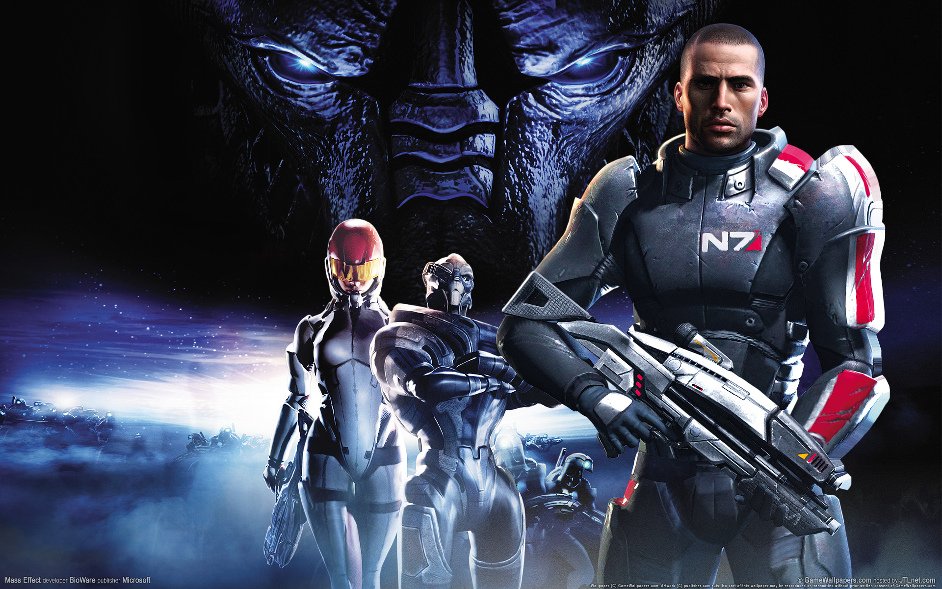 Mass Effect 3 Ashley And Sheperd - HD Wallpaper 