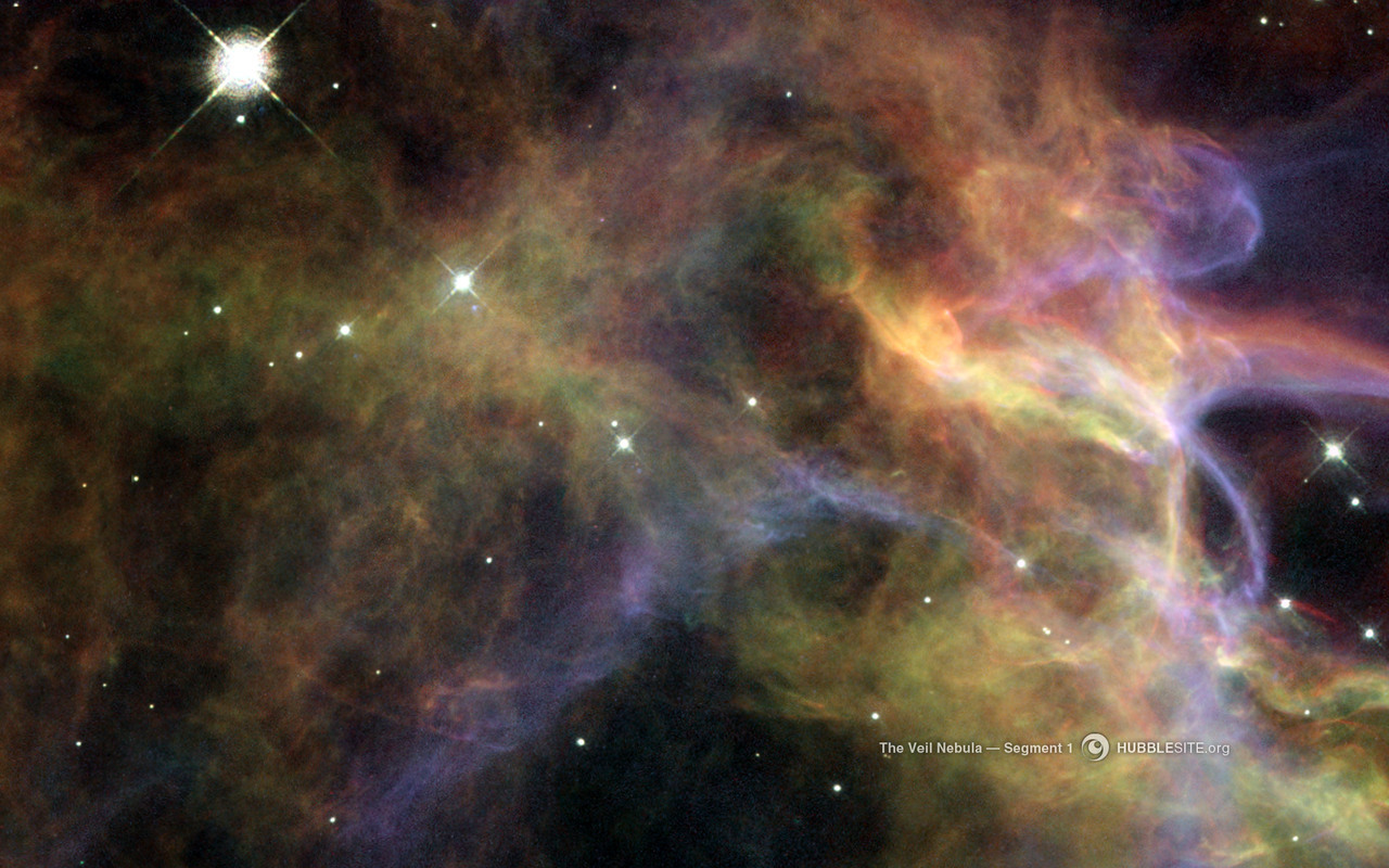 Deep Space - Veil Nebula - HD Wallpaper 