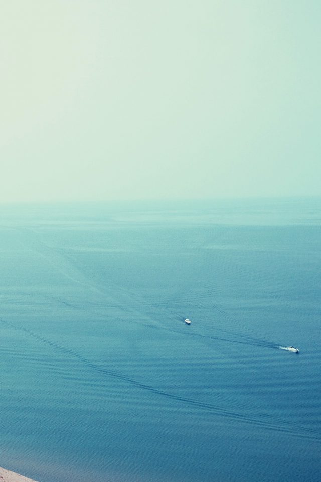 Sea Blue Sky Clear Summer Nature Iphone Wallpaper - HD Wallpaper 