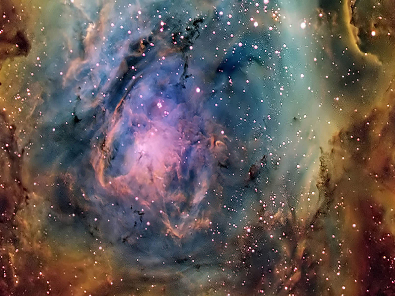 Lagoon Nebula - HD Wallpaper 