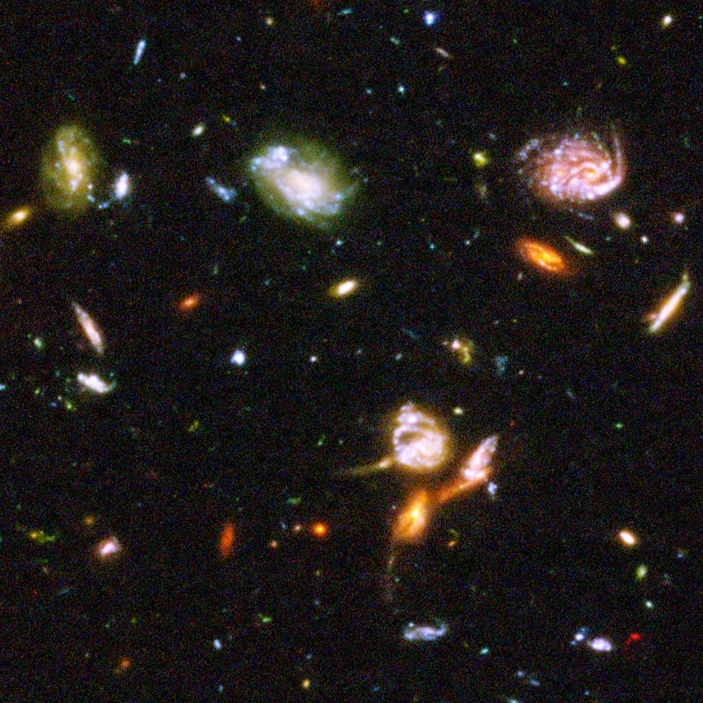 Hubble Ultra Deep Field 1000x1000 Wallpaper