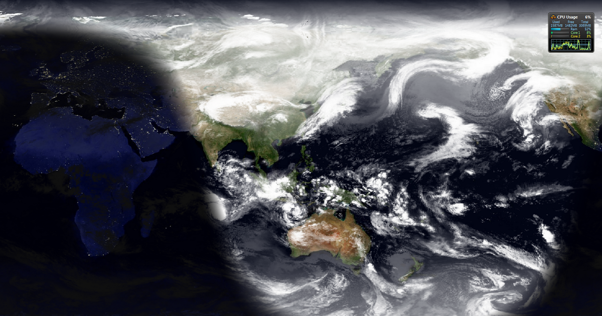 Moving Earth Wallpaper With Desktop Earth - HD Wallpaper 