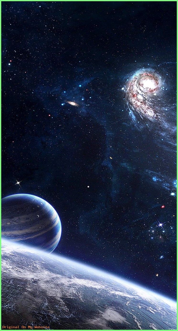 Outer Space Futuristic Galaxy - HD Wallpaper 
