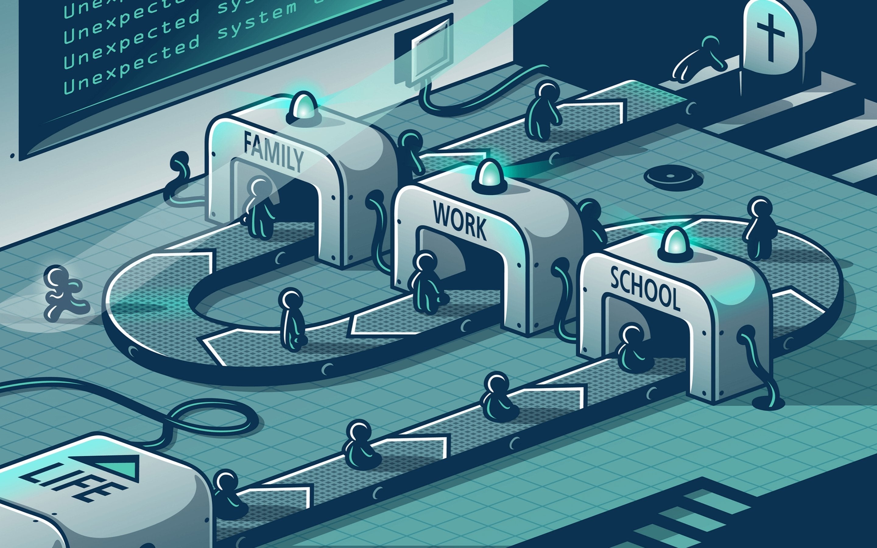 Breaking The Rule Wallpaper - Life School Work Family - HD Wallpaper 