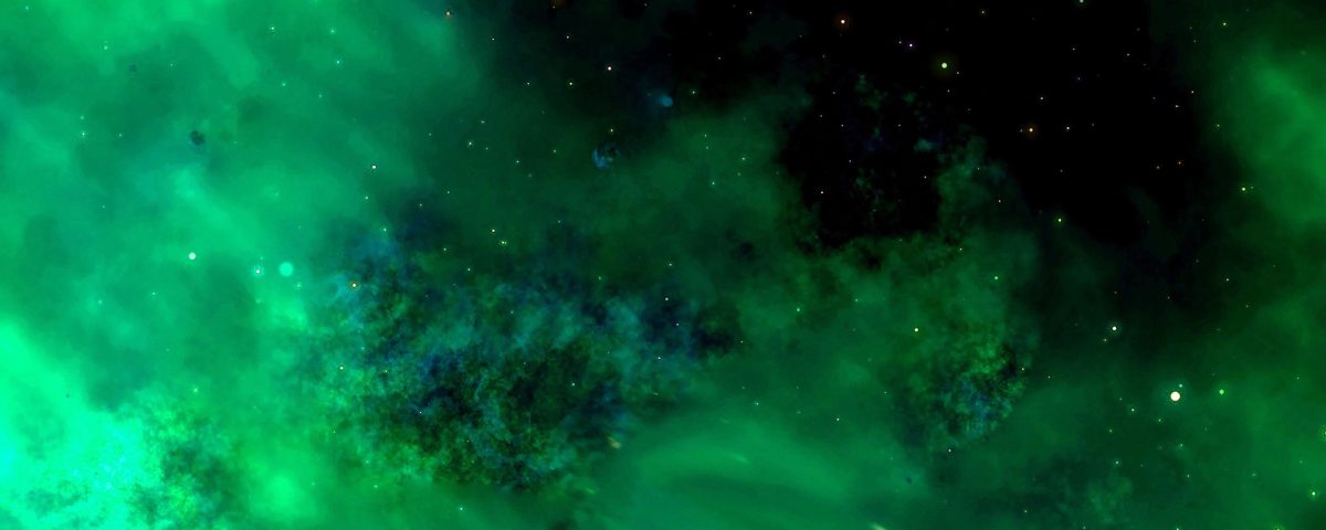 Galaxy Wallpaper Green - HD Wallpaper 