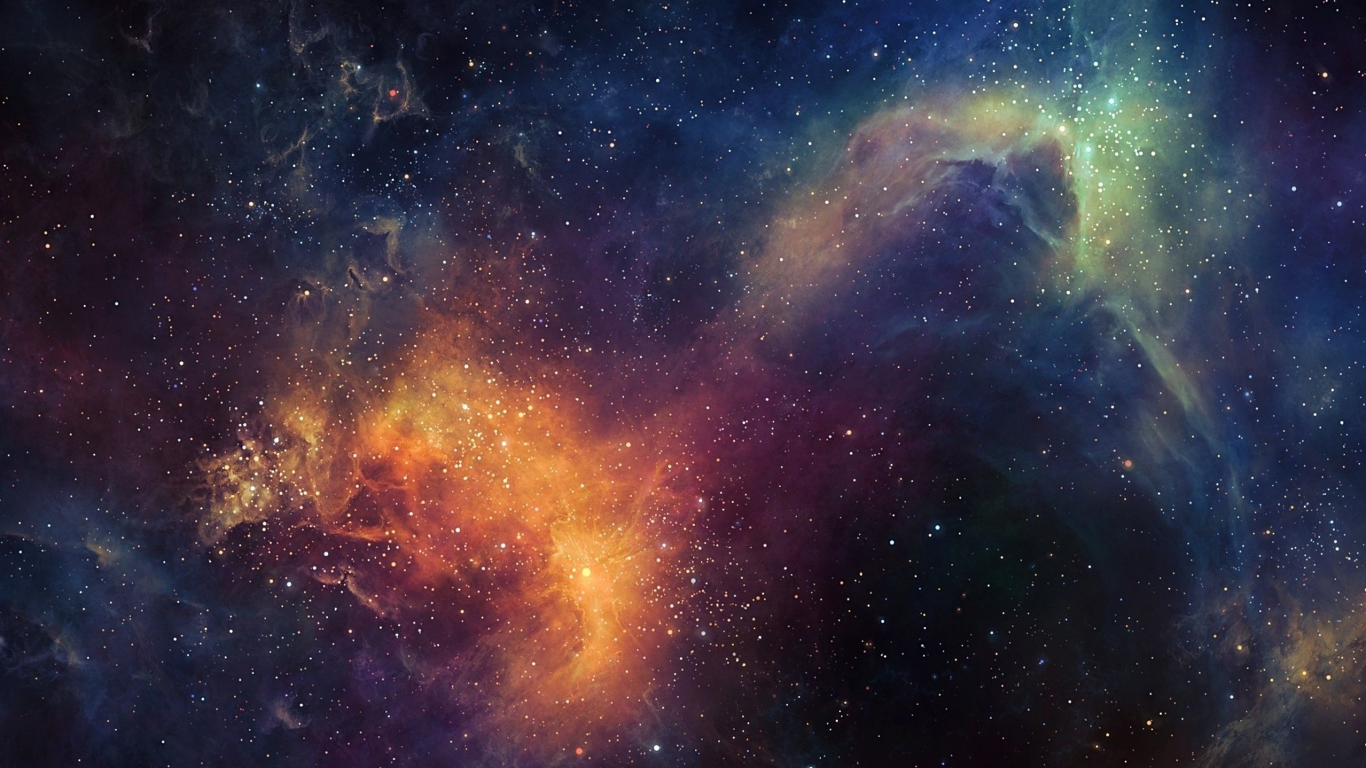 Stars, Nebula, Galaxy, Colorful, Universe - 4k Ultra Hd Space - HD Wallpaper 