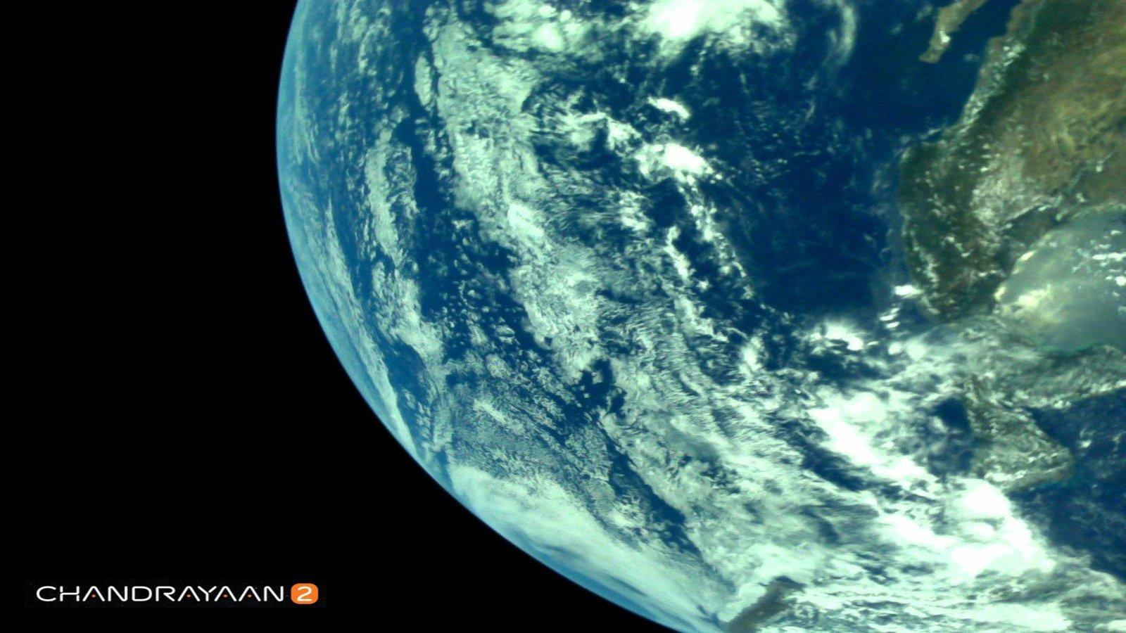 Earth From Chandrayaan 2 - HD Wallpaper 