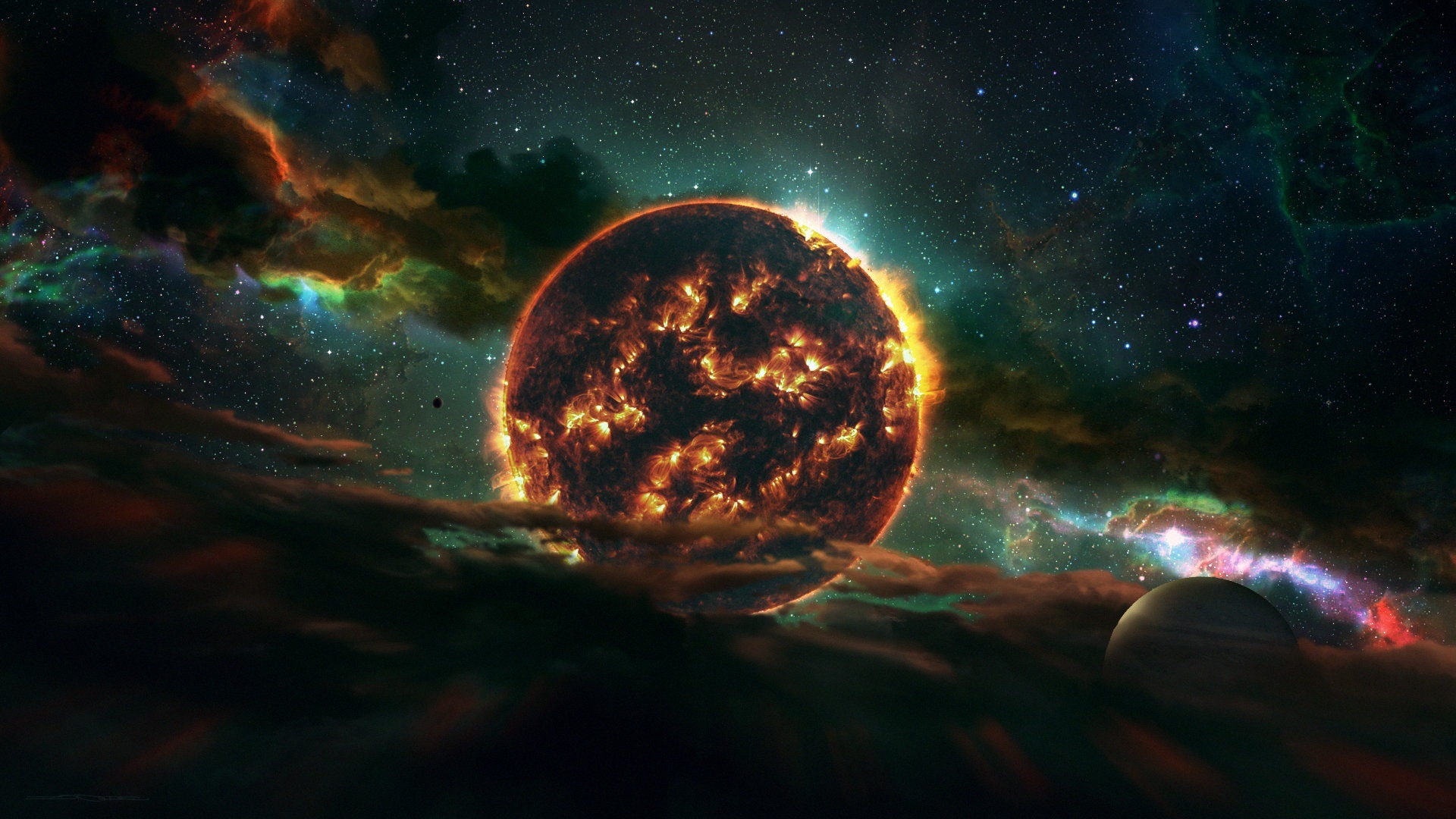 Wallpaper Dead Star, Space, Planet, Universe - HD Wallpaper 