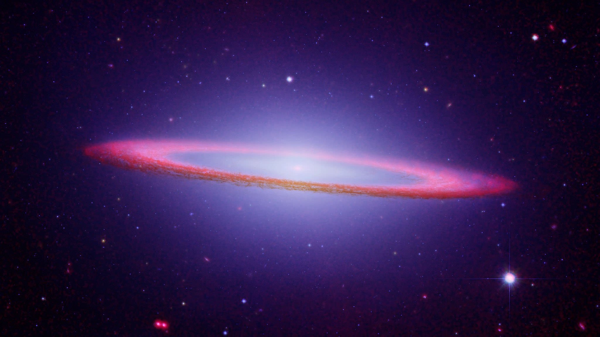 Sombrero Galaxy - HD Wallpaper 