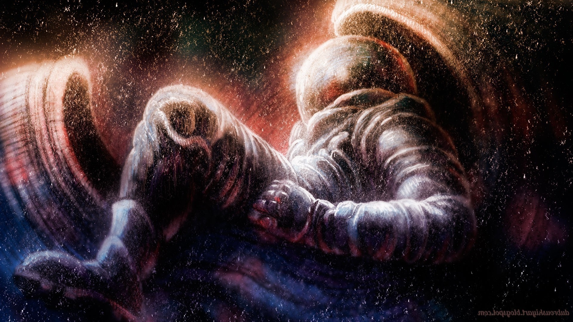 Star And The Universe Art - HD Wallpaper 