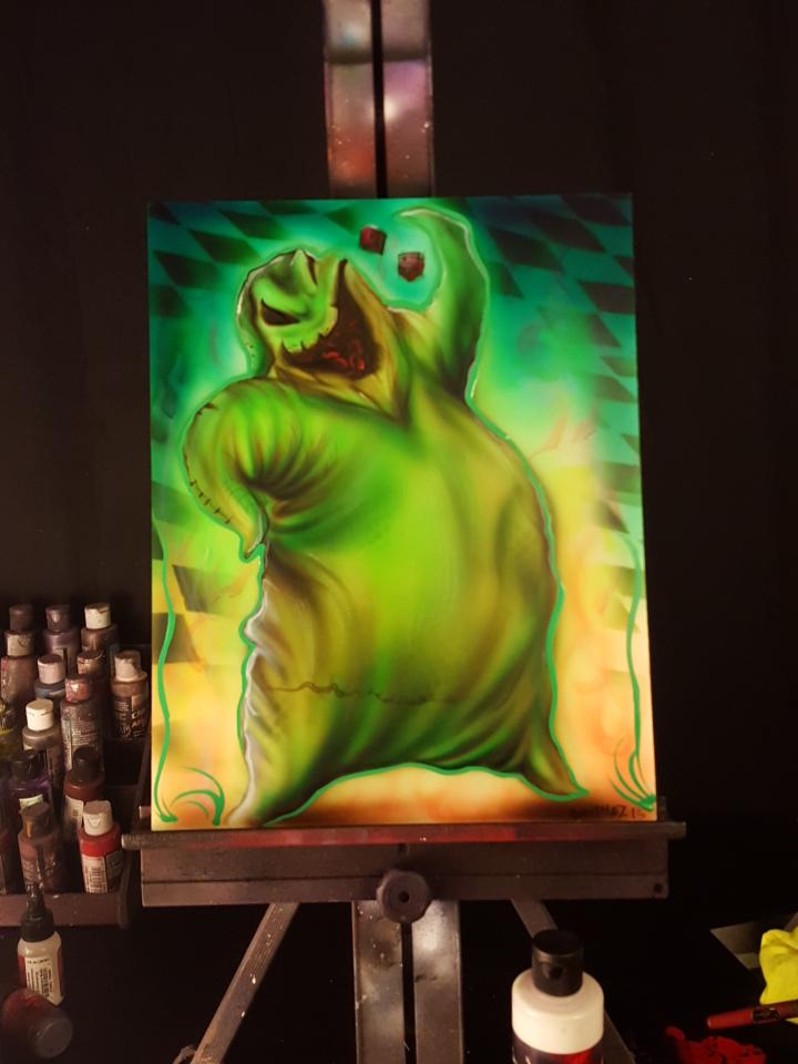 Airbrush Halloween Art - HD Wallpaper 