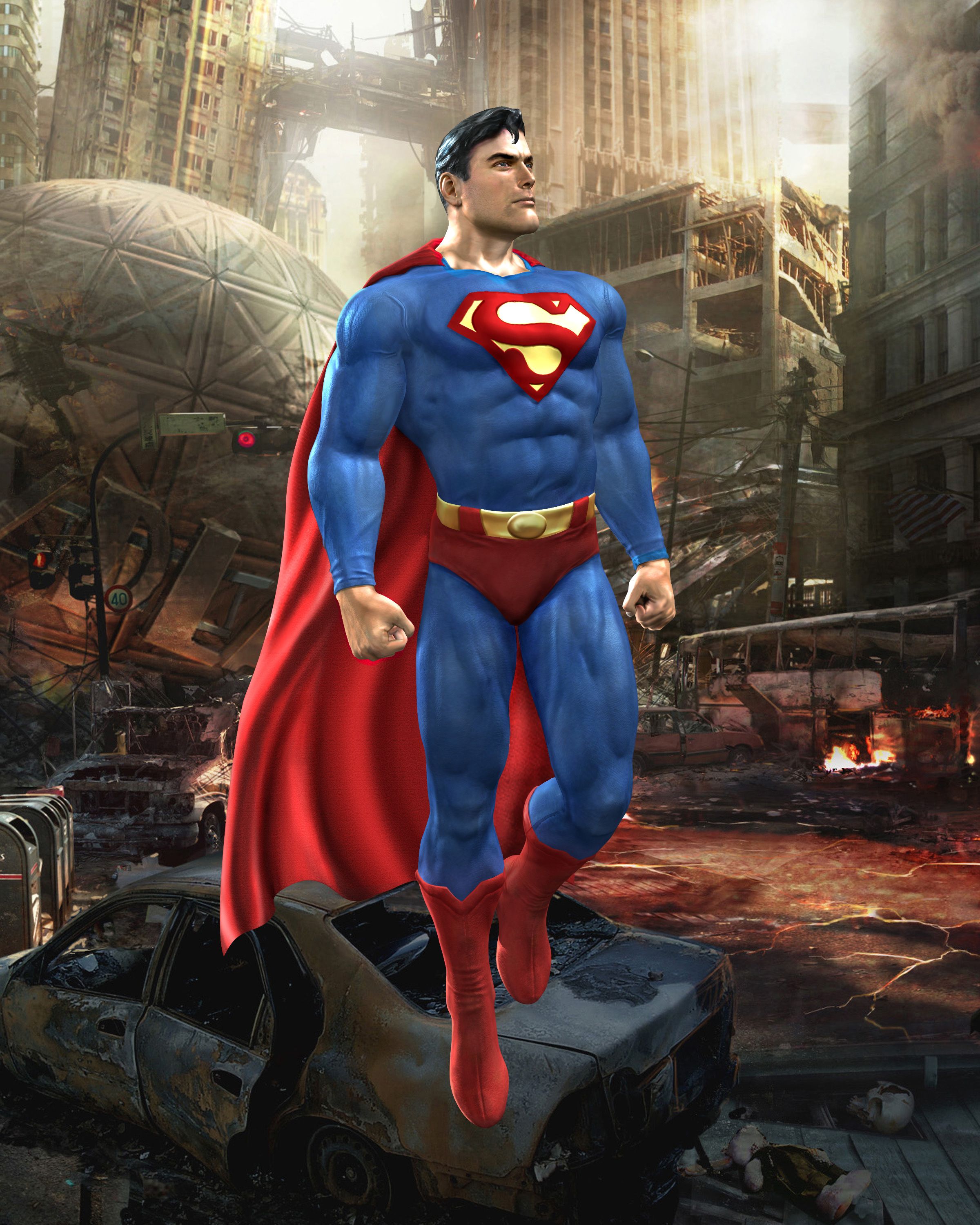 Mk Vs Dc Superman - HD Wallpaper 