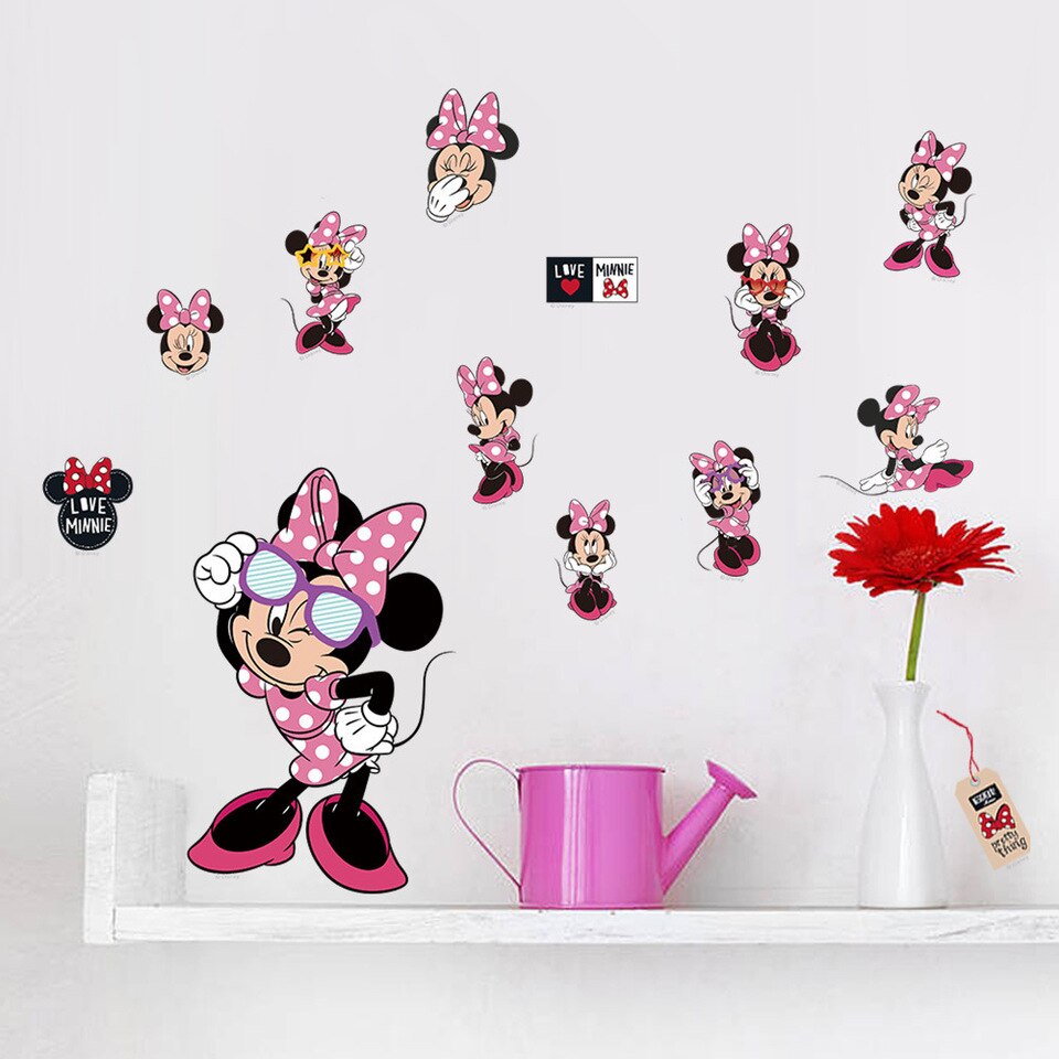 Naklejki Na Ścianę Myszka Minnie - HD Wallpaper 
