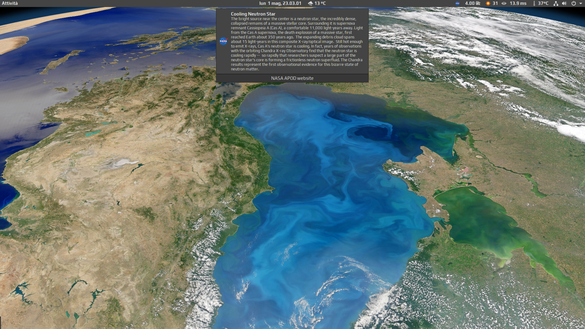 Black Sea From Space - HD Wallpaper 