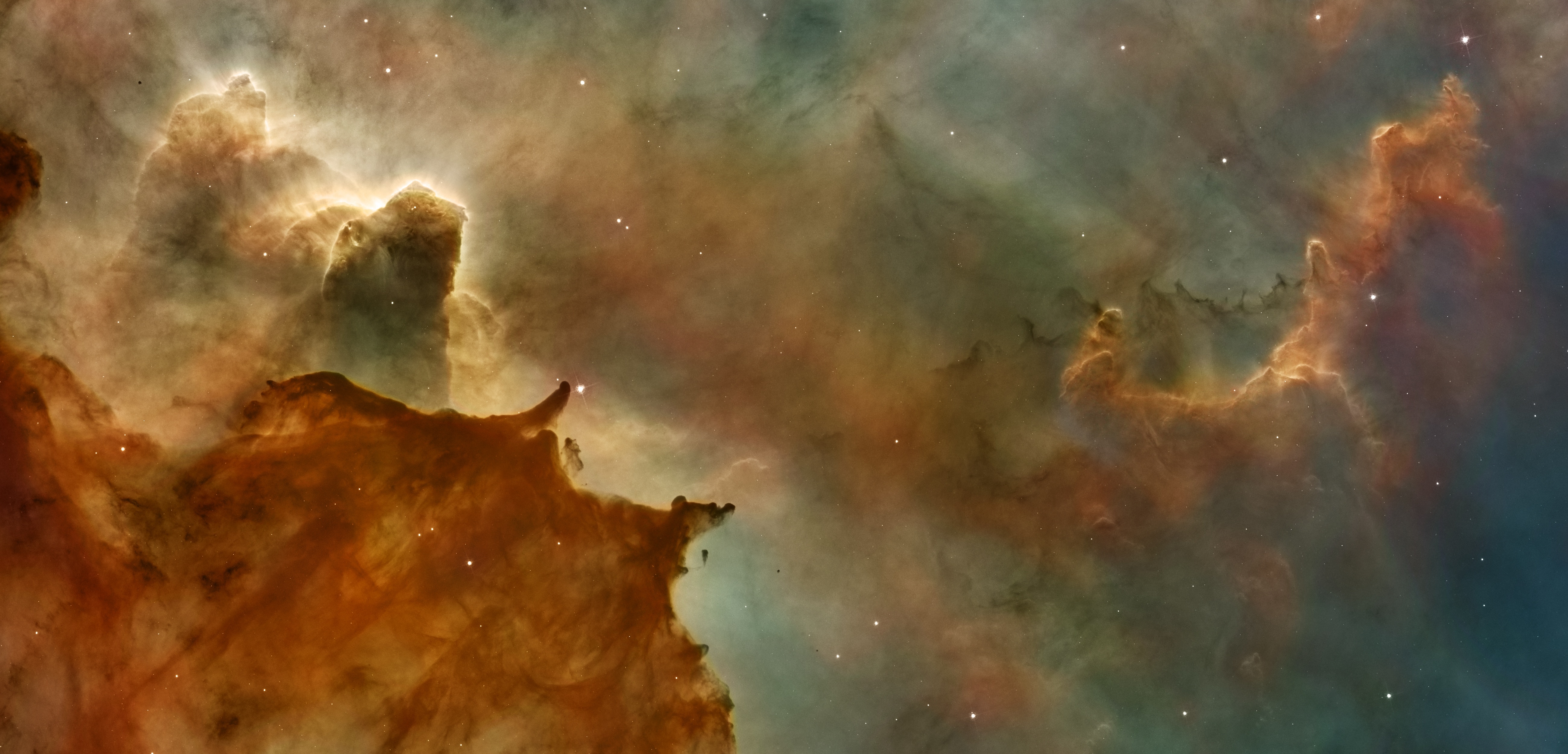 Carina Nebula Details - HD Wallpaper 