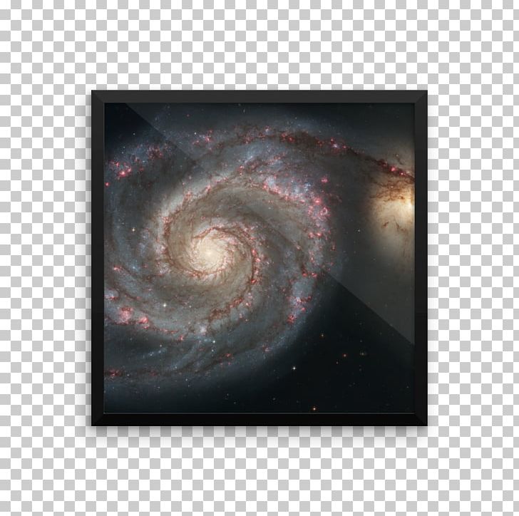 Whirlpool Galaxy Hubble Space Telescope Night Sky Spiral - Samsung A Series Png - HD Wallpaper 