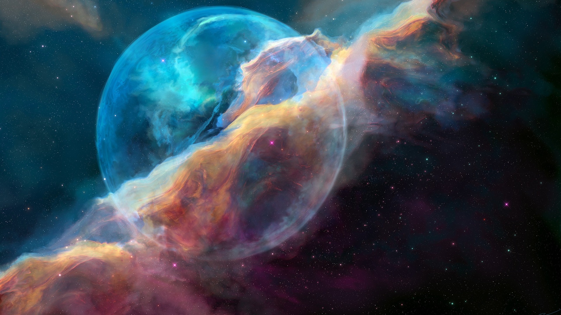 Bubble Nebula Ngc 7635 - HD Wallpaper 