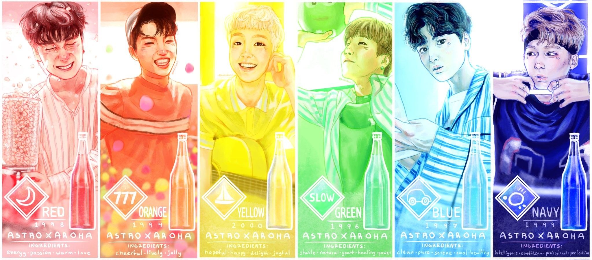 Astro Kpop Fanart - HD Wallpaper 