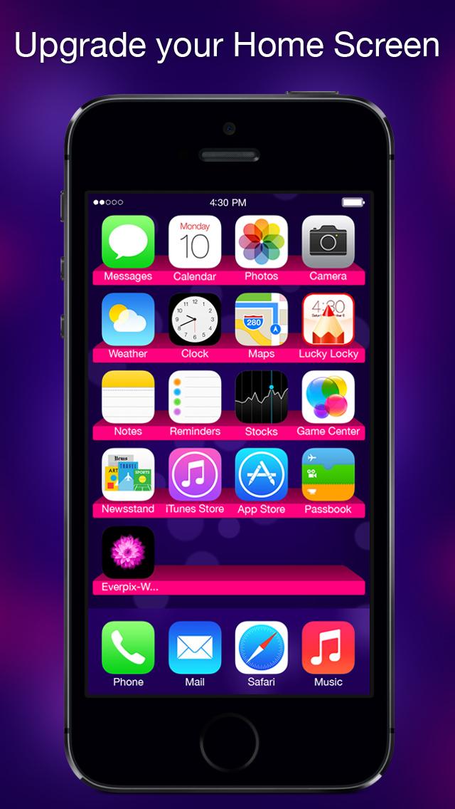 Cool Lock Screen Wallpapers - Iphone 5 App Screen - HD Wallpaper 