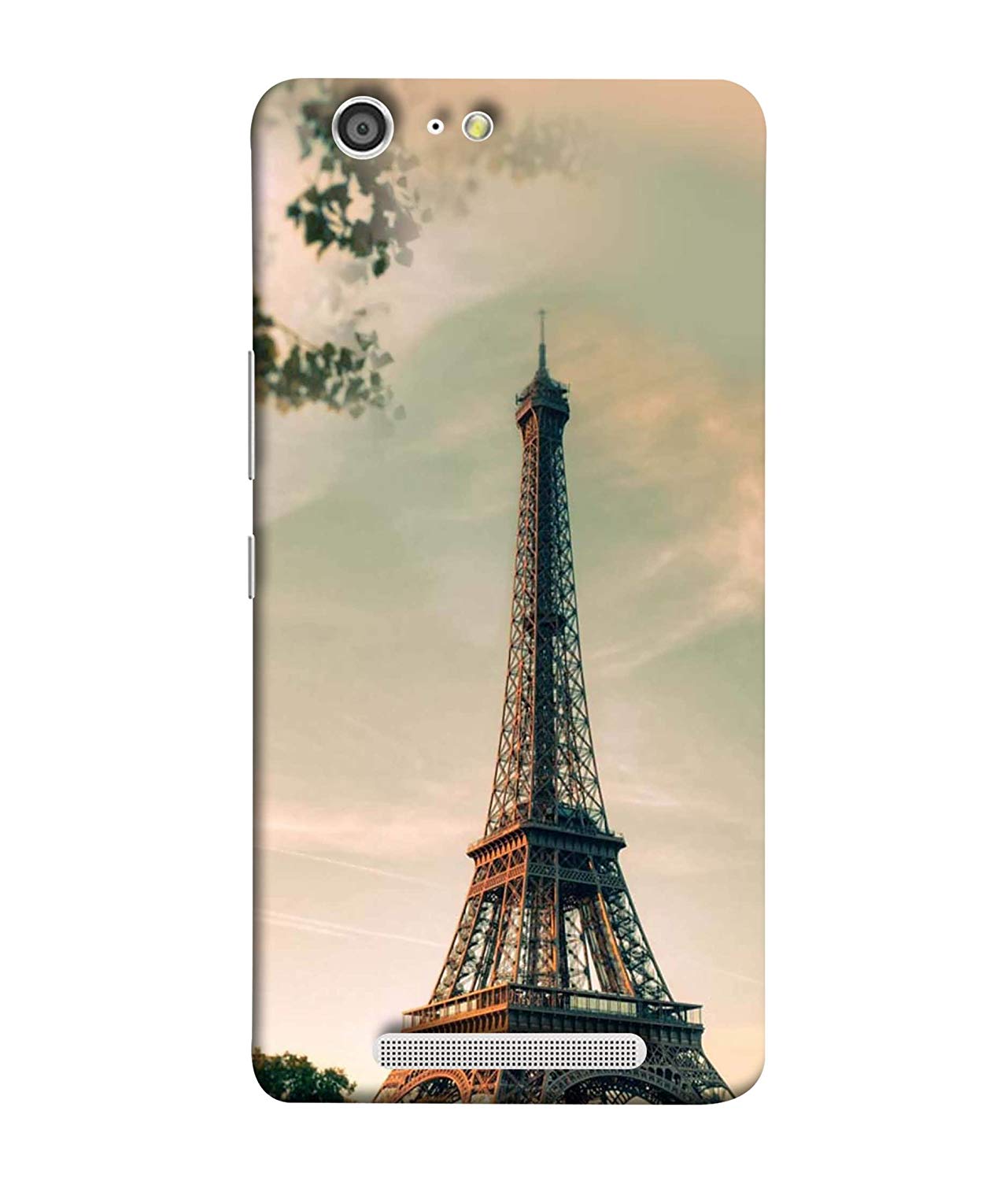 Fuson Designer Back Case Cover For Gionee Marathon - Eiffel Tower - HD Wallpaper 