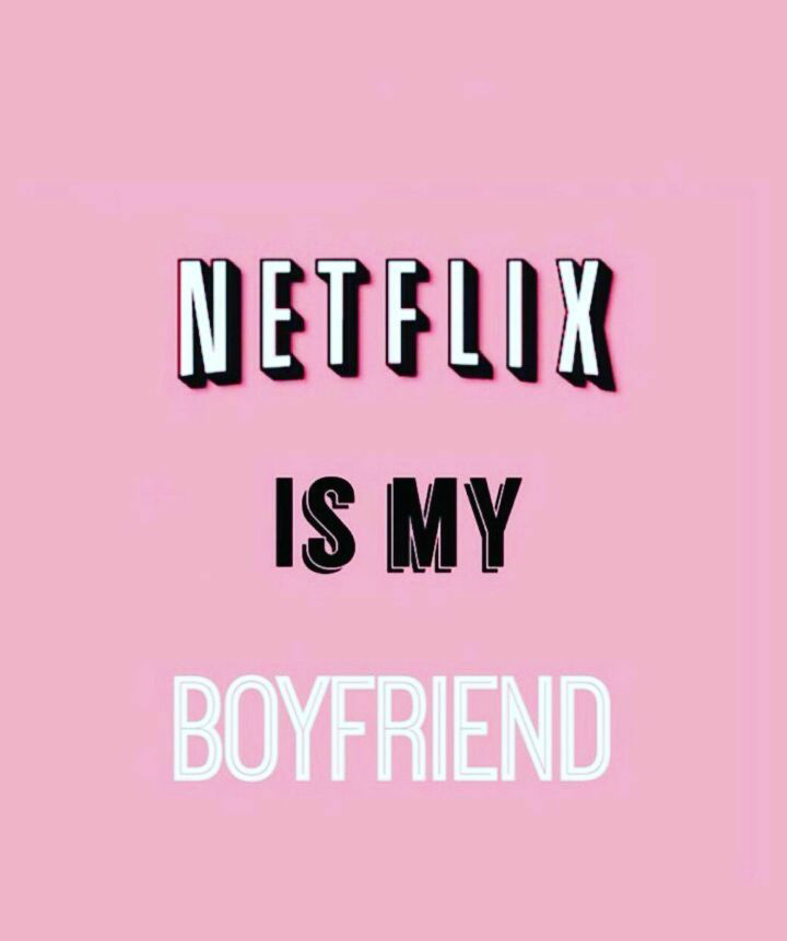 Netflix, Boyfriend, And Wallpaper Image - Netflix Pink - HD Wallpaper 