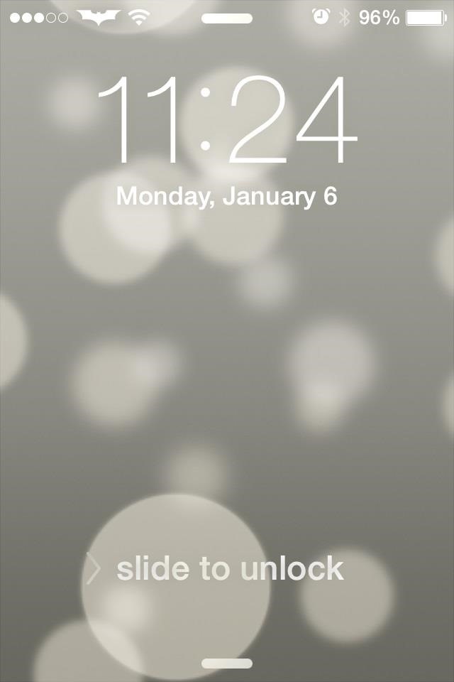 Iphone Lock Screen Slide To Unlock - HD Wallpaper 