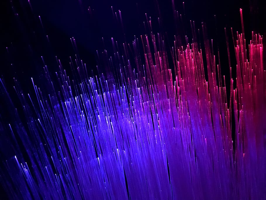 Blue And Pink Fiber Optic Decor, Light, R - HD Wallpaper 