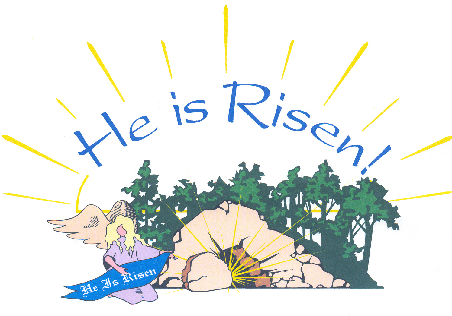 Christian Easter Sunday Clipart - Easter Sunday Religious Clipart - HD Wallpaper 