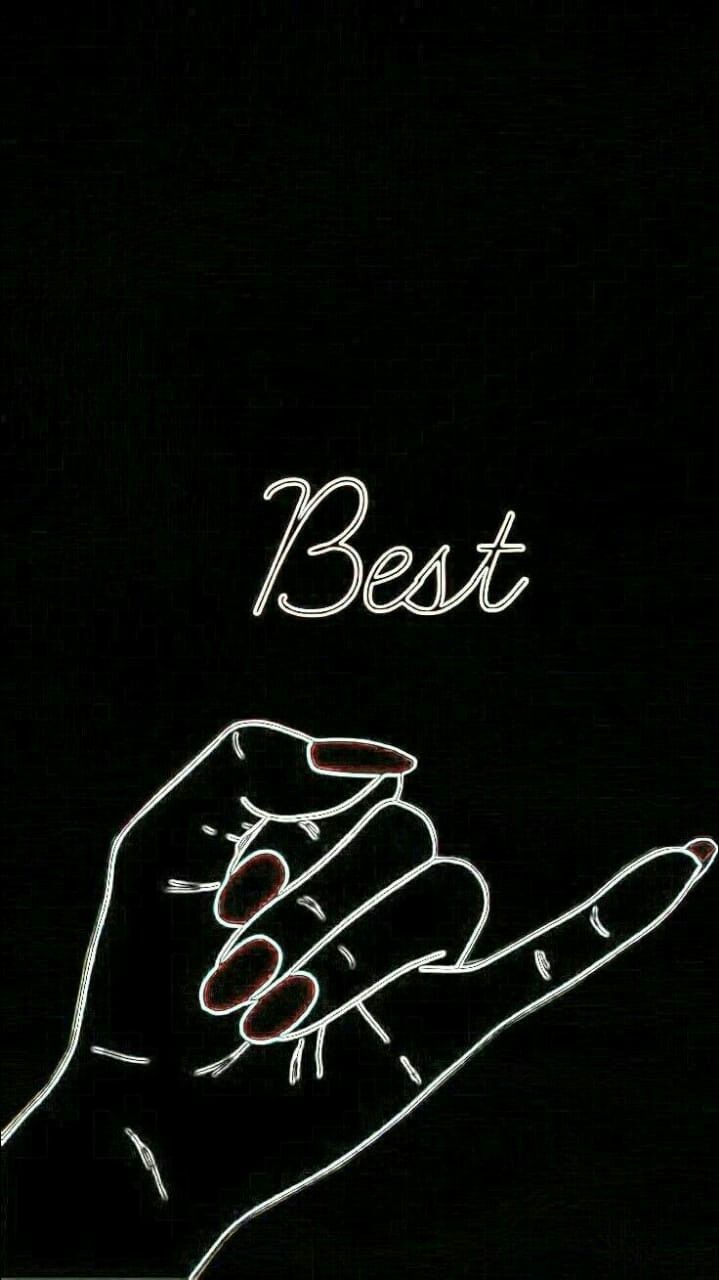 Best Friends Wallpaper Black - HD Wallpaper 