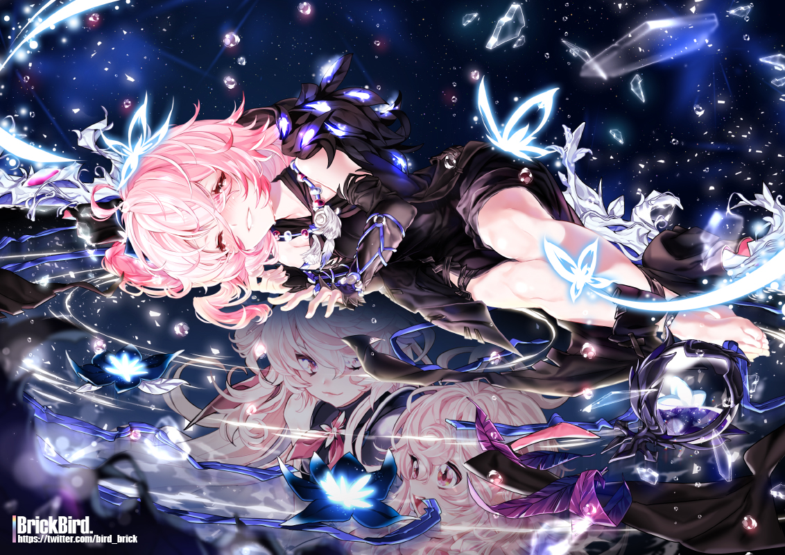 Brickbird Elsword Laby Pink Eyes Pink Hair Short Hair - Elsword Laby Radiant Soul - HD Wallpaper 