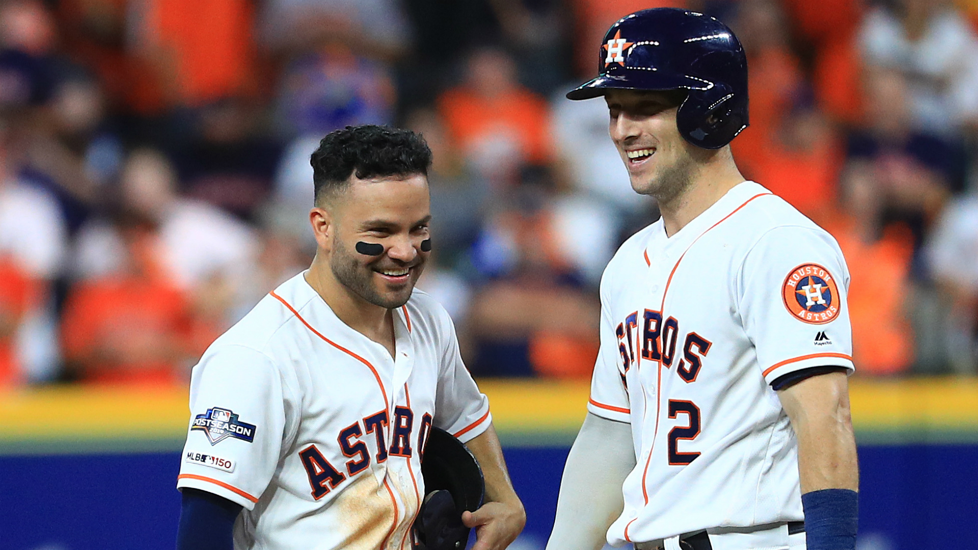 Jose Altuve Alex Bregman 01182020 Getty Ftr - Alex Bregman And Jose Altuve - HD Wallpaper 