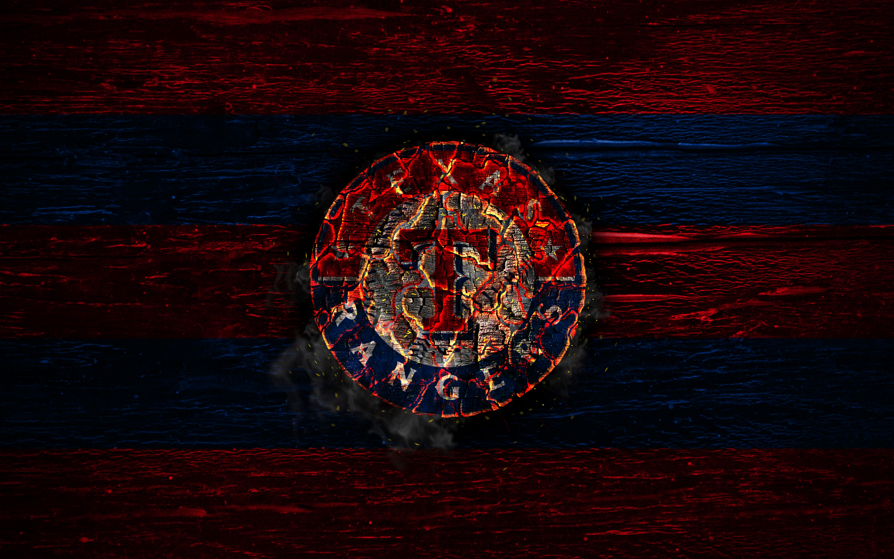 Texas Rangers Logo On Fire - HD Wallpaper 