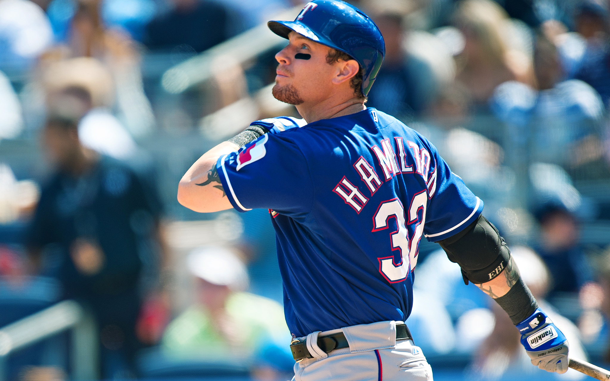Josh Hamilton Rangers - HD Wallpaper 