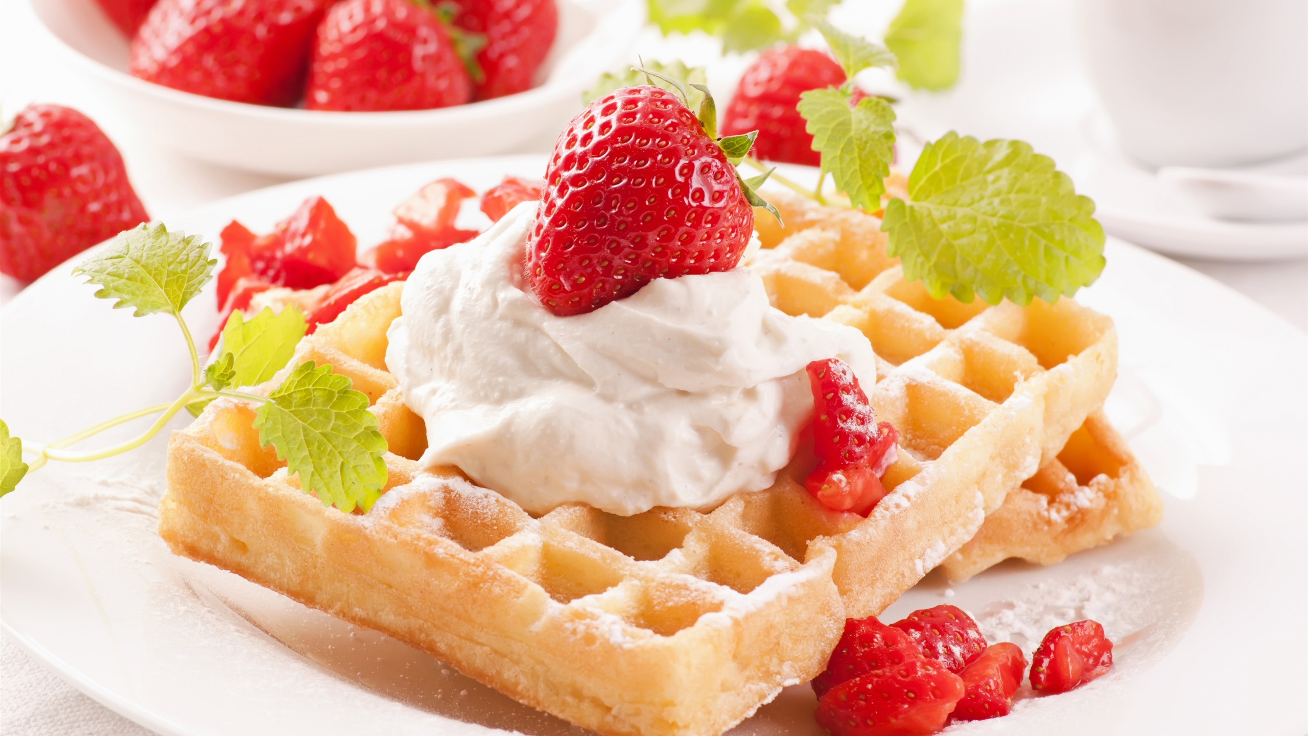 Waffles Hd - HD Wallpaper 