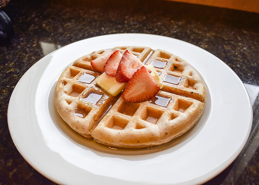 Waffle, Waffles, Food, Sweet, Breakfast, Delicious, - Waffle - HD Wallpaper 