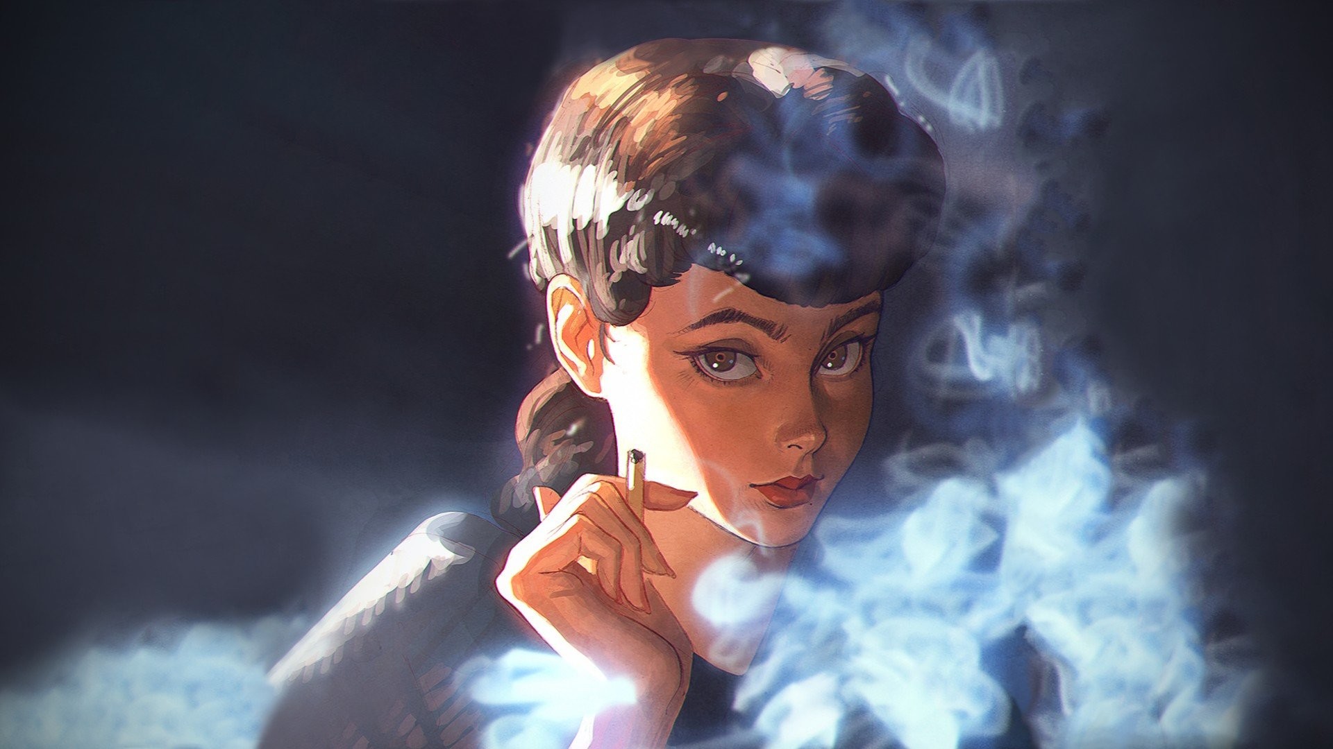 Women, Ilya Kuvshinov, Blade Runner, Fantasy Girl Hd - Blade Runner Wallpaper Hd - HD Wallpaper 