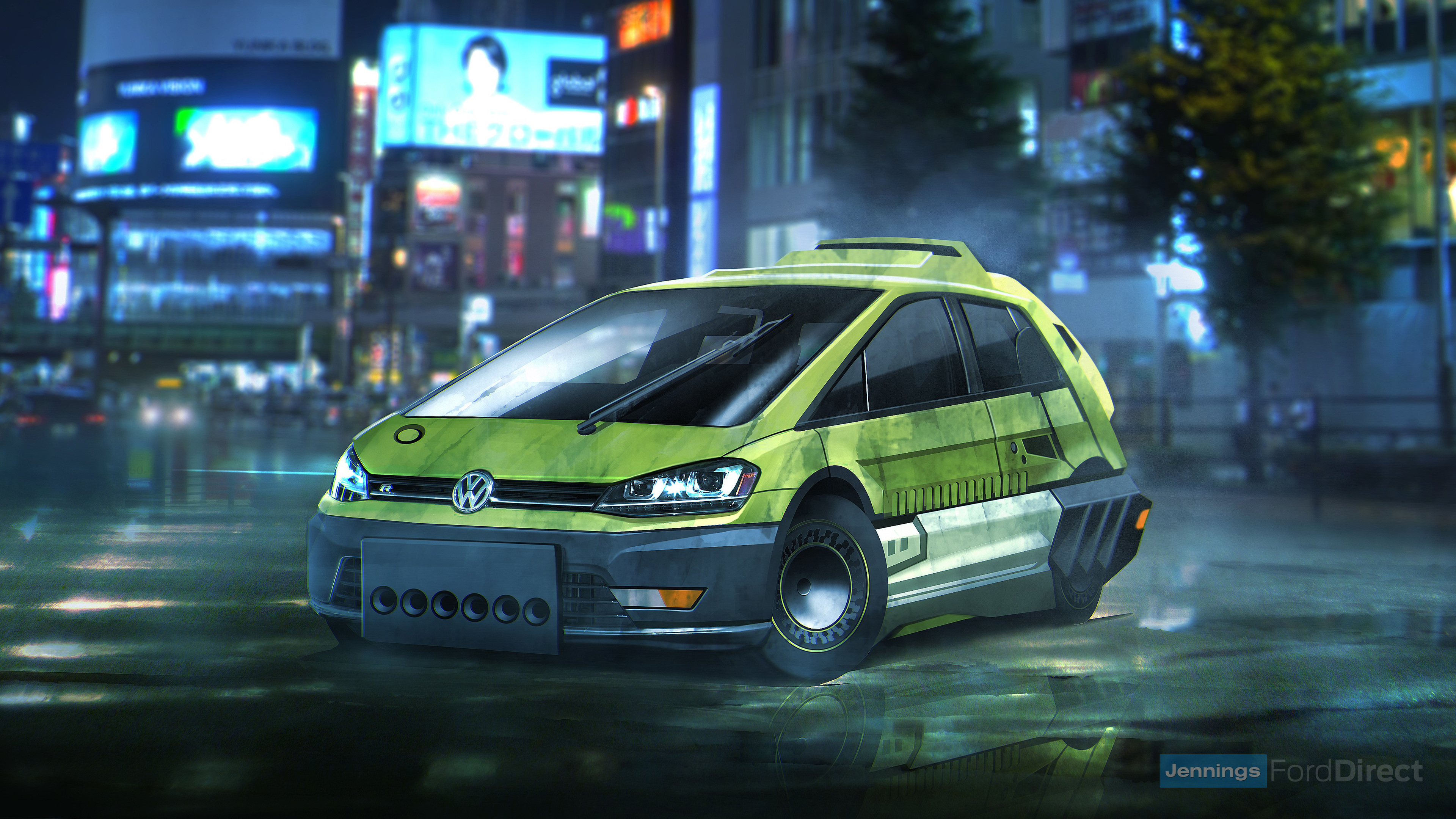 Blade Runner Volkswagen Golf Hatchback - Blade Runner 2017 Car - HD Wallpaper 