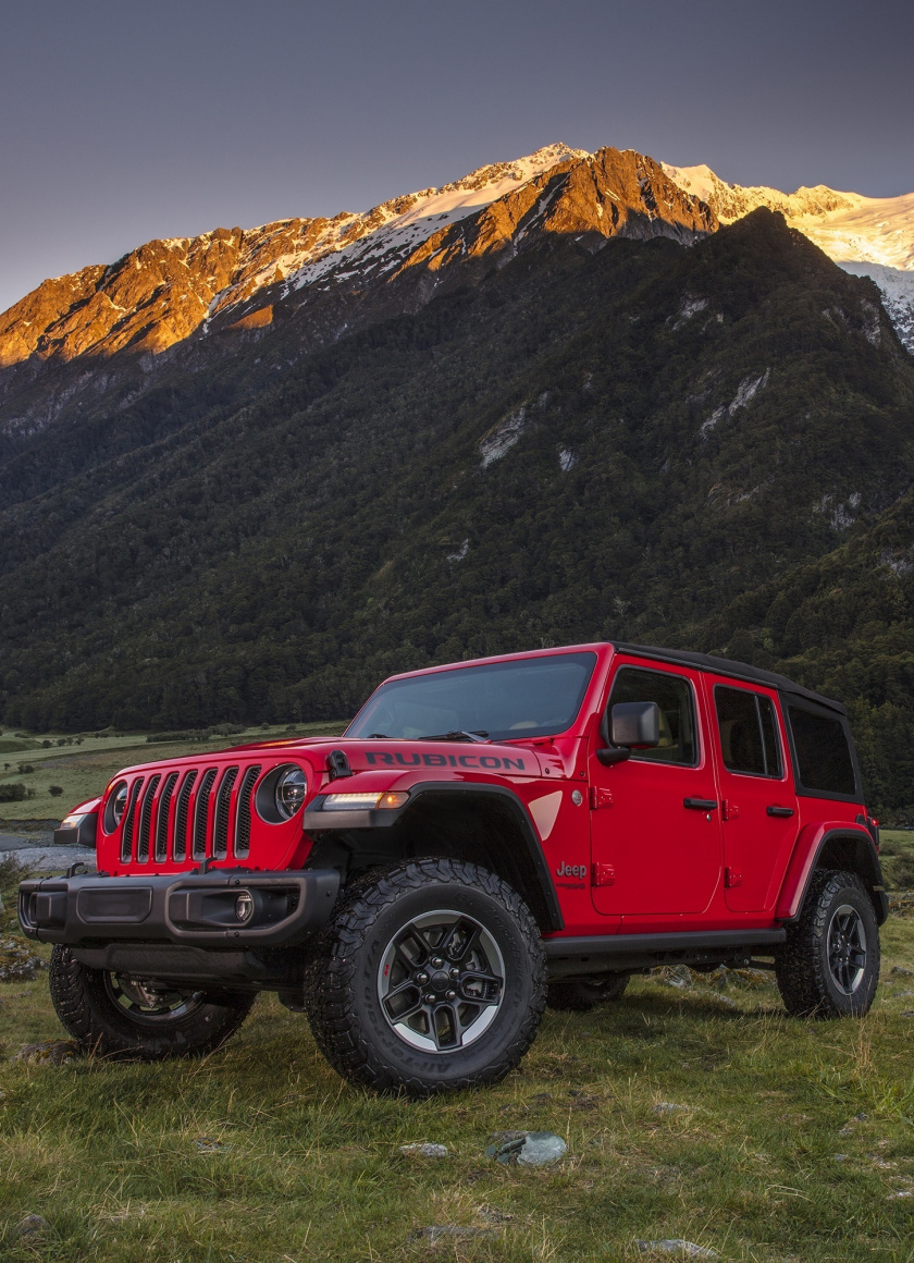 Red, 4x4, Suv, Jeep Wrangler, Wallpaper - Jeep Wrangler Jl Rubicon 2018 - HD Wallpaper 