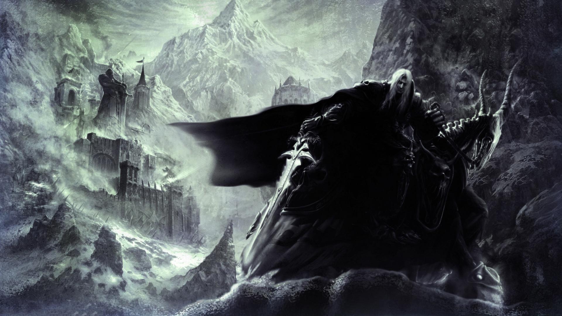 Free Arthas Backgrounds Wallpaper - Death Knight - HD Wallpaper 