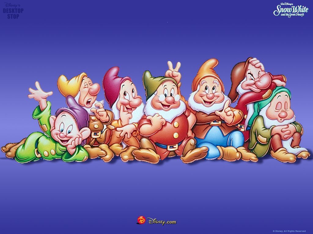 Grumpy Dwarf Wallpaper » Picserio - Sneeuwwitje En De Zeven Dwergen - HD Wallpaper 