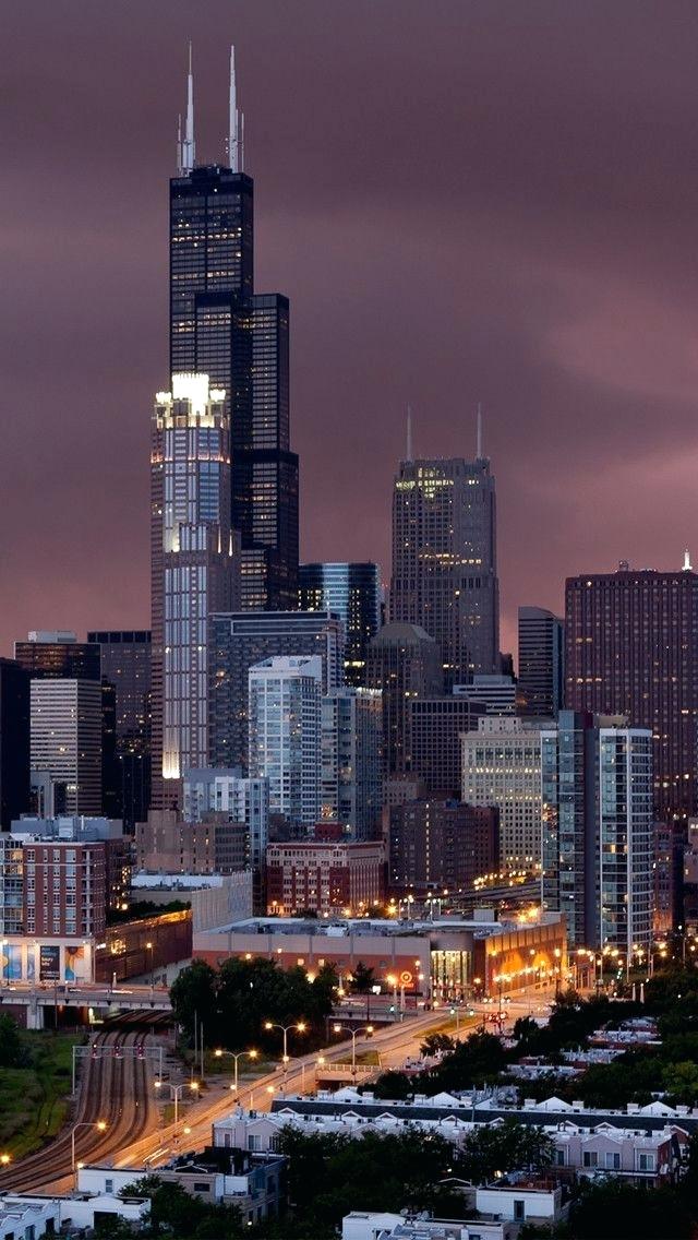 Chicago Wallpaper Tower Sears Tower 5 Chicago Cubs - Chicago Wallpaper Hd - HD Wallpaper 
